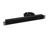 Eurolite R-19-8 1U Rack Power Distribution (Schuko)