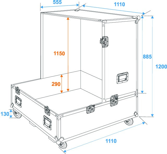 Eurolite Flightcase for Discoballer (75 og 100 cm)