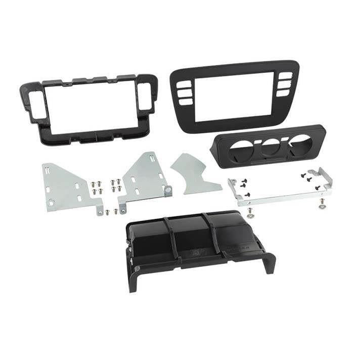 2-DIN-ramme for Mii, Citigo og oppover (svart)