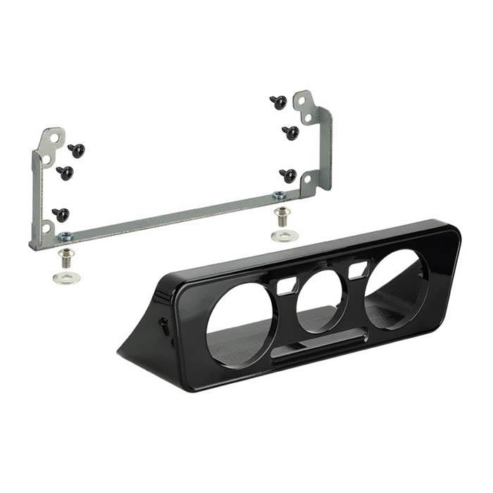 2-DIN-ramme for Mii, Citigo og oppover (Blank Black)