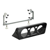 2-DIN-ramme for Mii, Citigo og oppover (Blank Black)