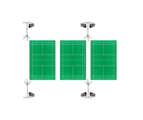 Natminton komplett pakke for 3 retter