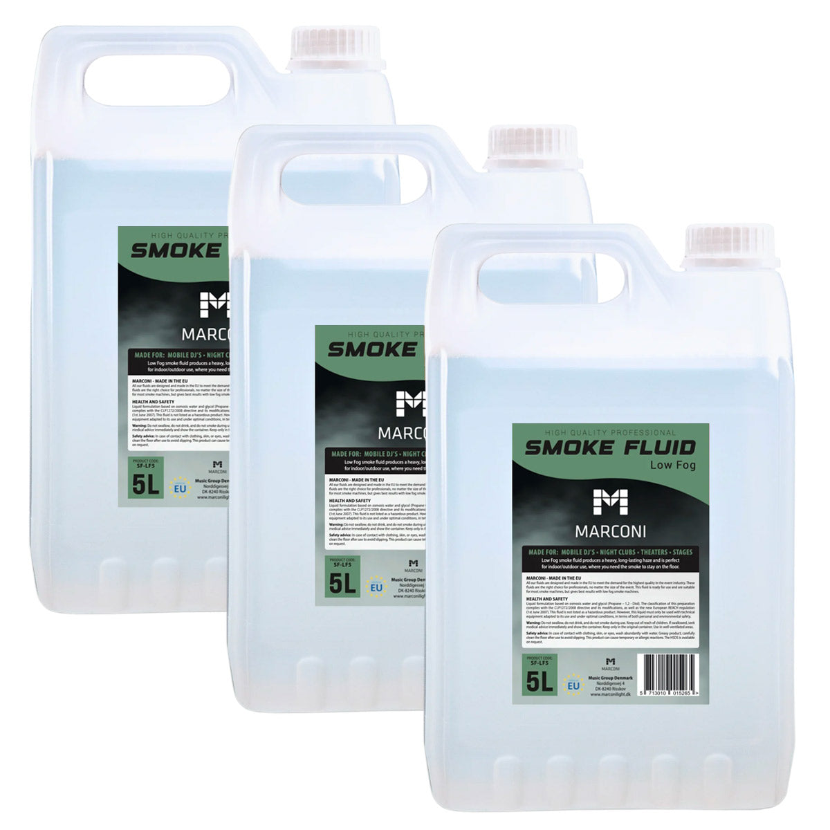 3 x 5L Røykvæske (Low Density)