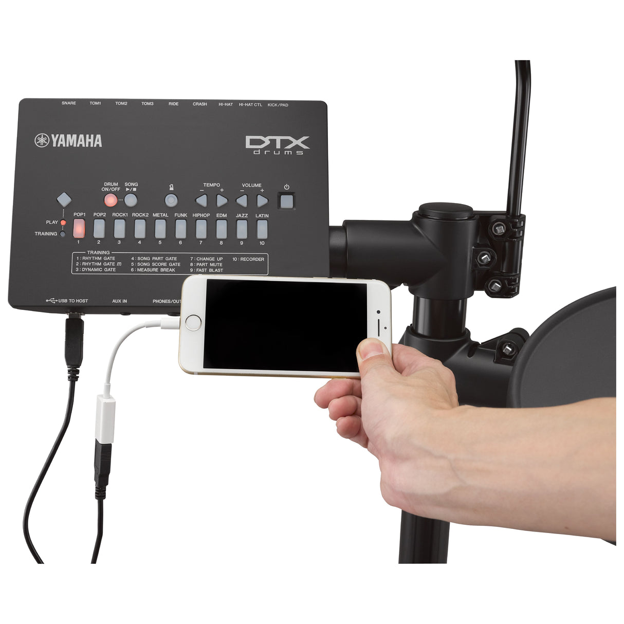 Yamaha DTX402K elektrisk trommesett