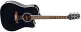 Takamine GD34CE-BLK Dreadnought Stålstrenge Akustisk Gitar