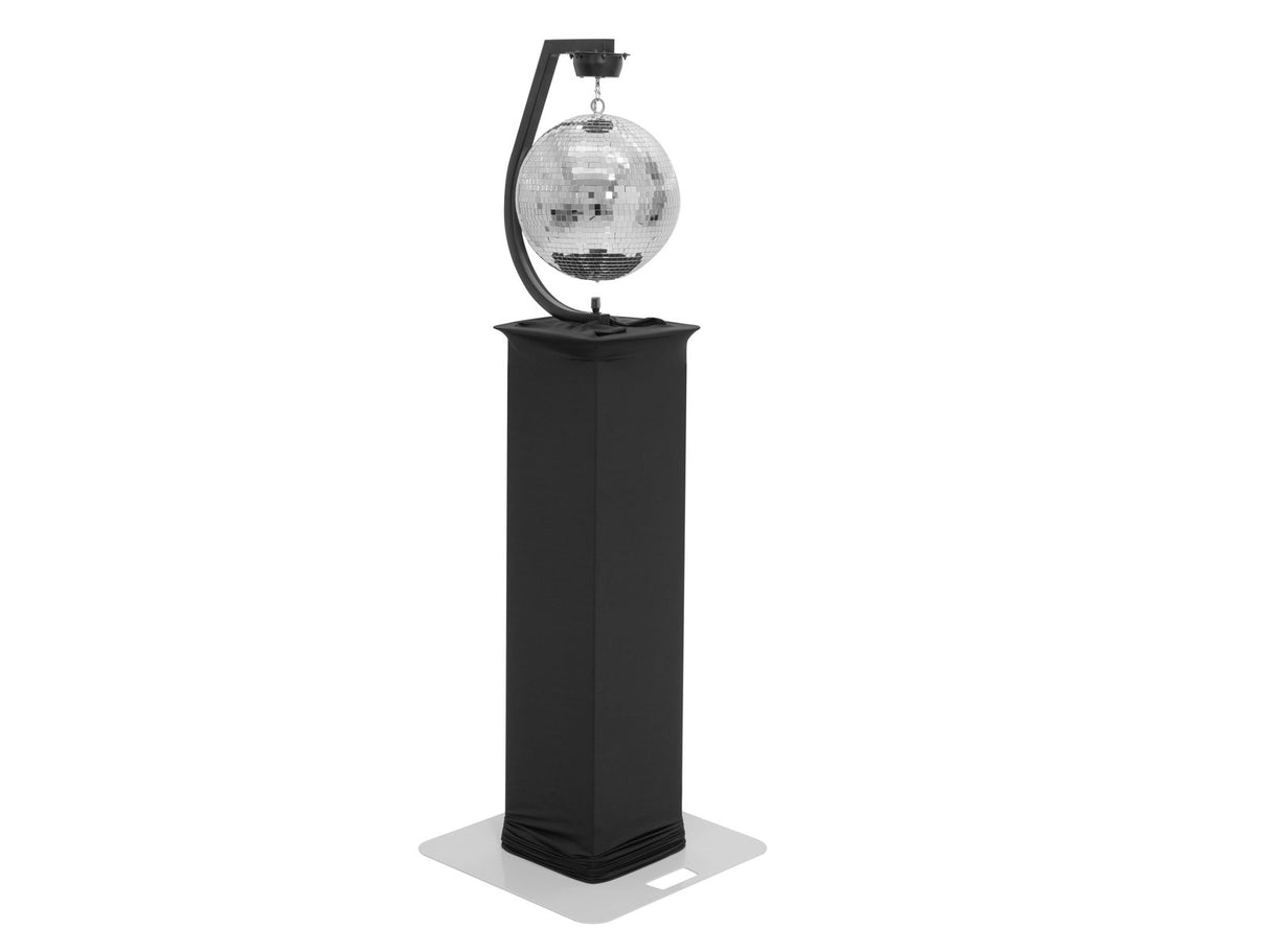 Holder med motor for discokuler opp til 50 cm (svart)