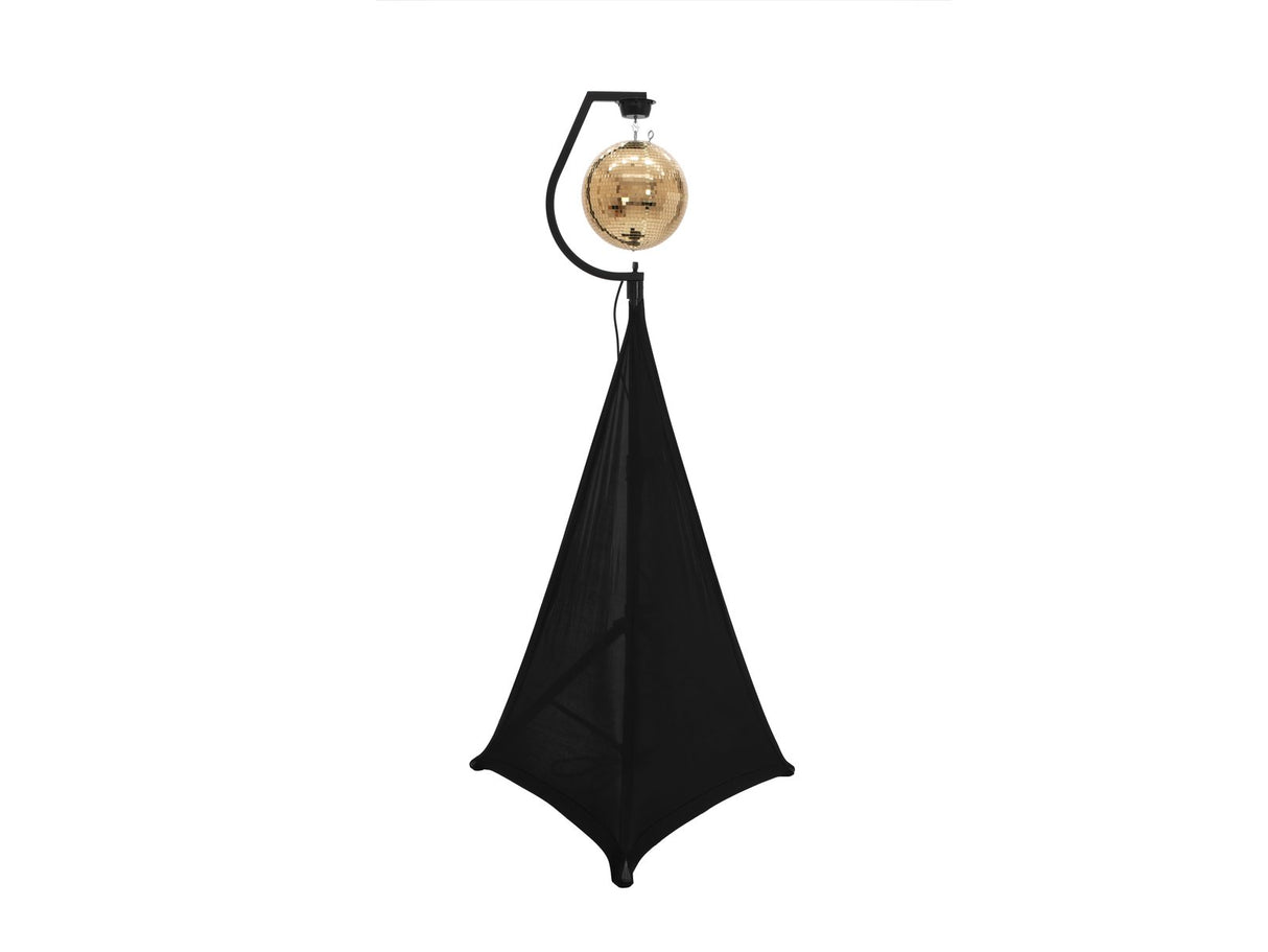 Holder med motor for discokuler opp til 50 cm (svart)