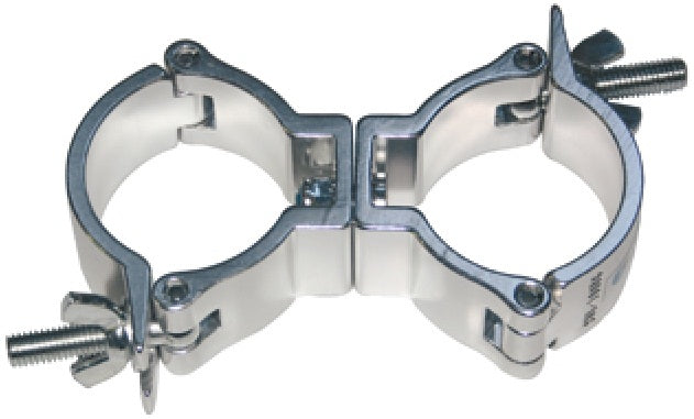 Swivel Clamp (sølv, 50 mm, 100 kg)