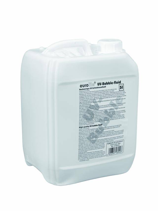Eurolite såpeboblevæske (5L, UV-blå)