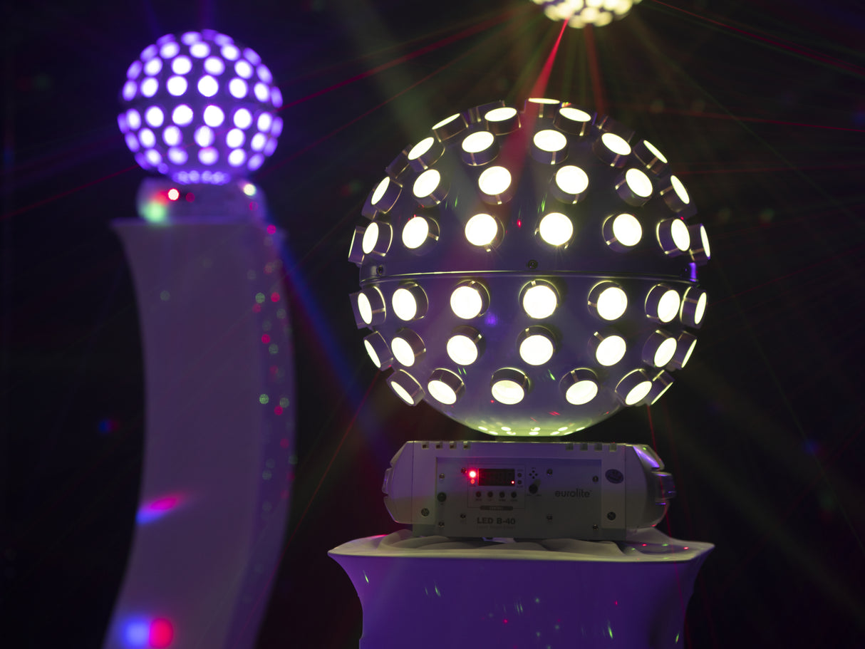 Eurolite LED-laserstråle (hvit)