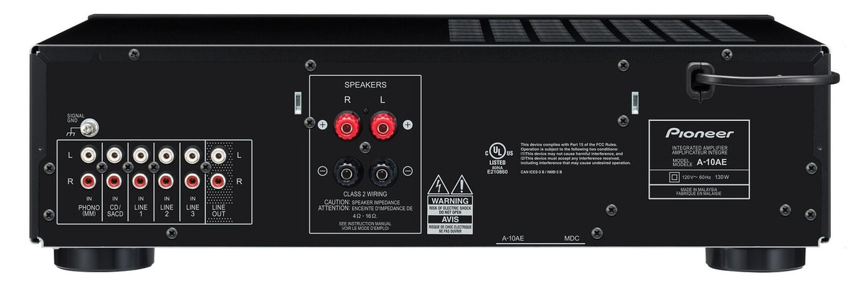 Pioneer A-10AE HI-FI-forsterker (svart, 2x50W)