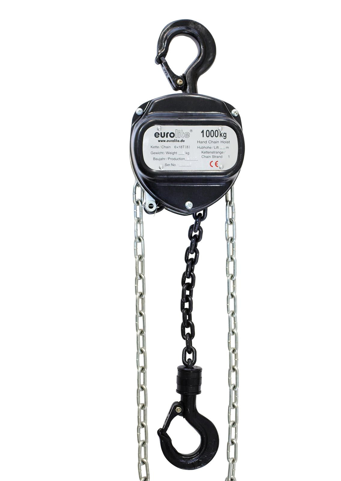 Eurolite Kjedering 6M/1.0T (svart)