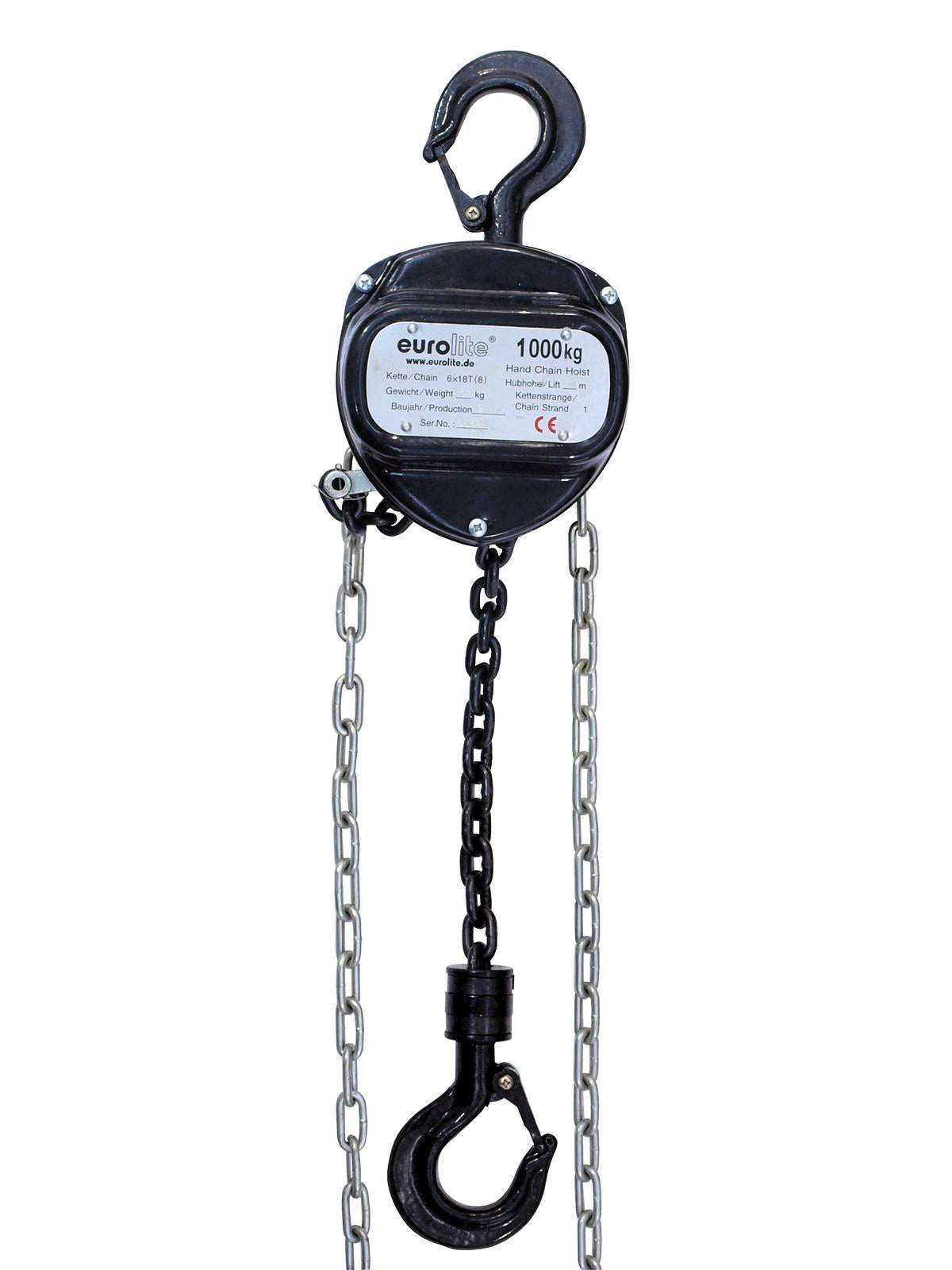 Eurolite Kjedetalje 10M/1,0T (svart)