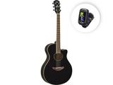 Yamaha APX600 Western gitar (svart + gratis tuner)
