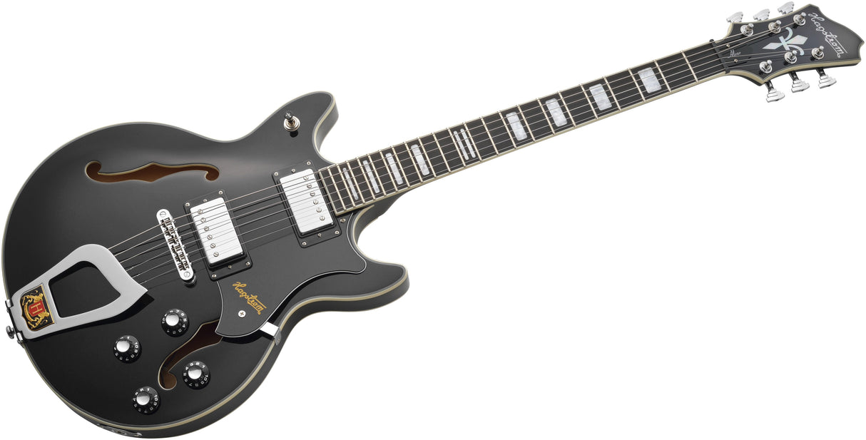 Hagstrom Alvar elektrisk gitar (svart)