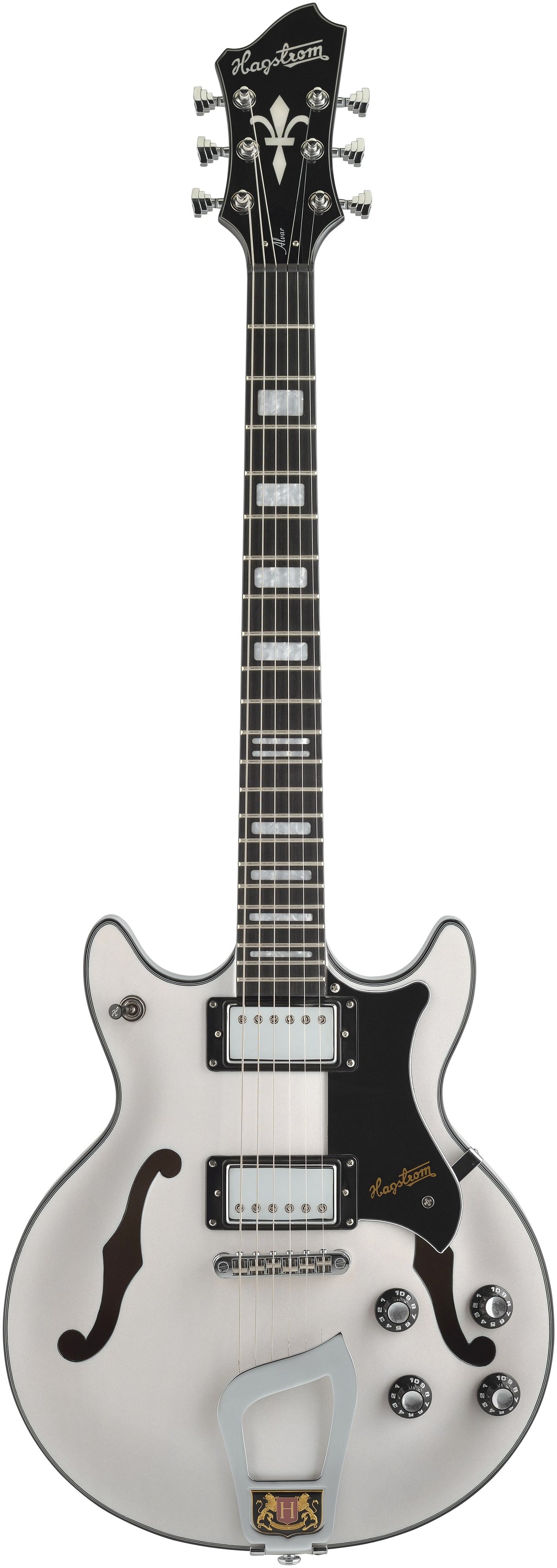 Hagstrom Alvar elektrisk gitar ( Swedish Frost )