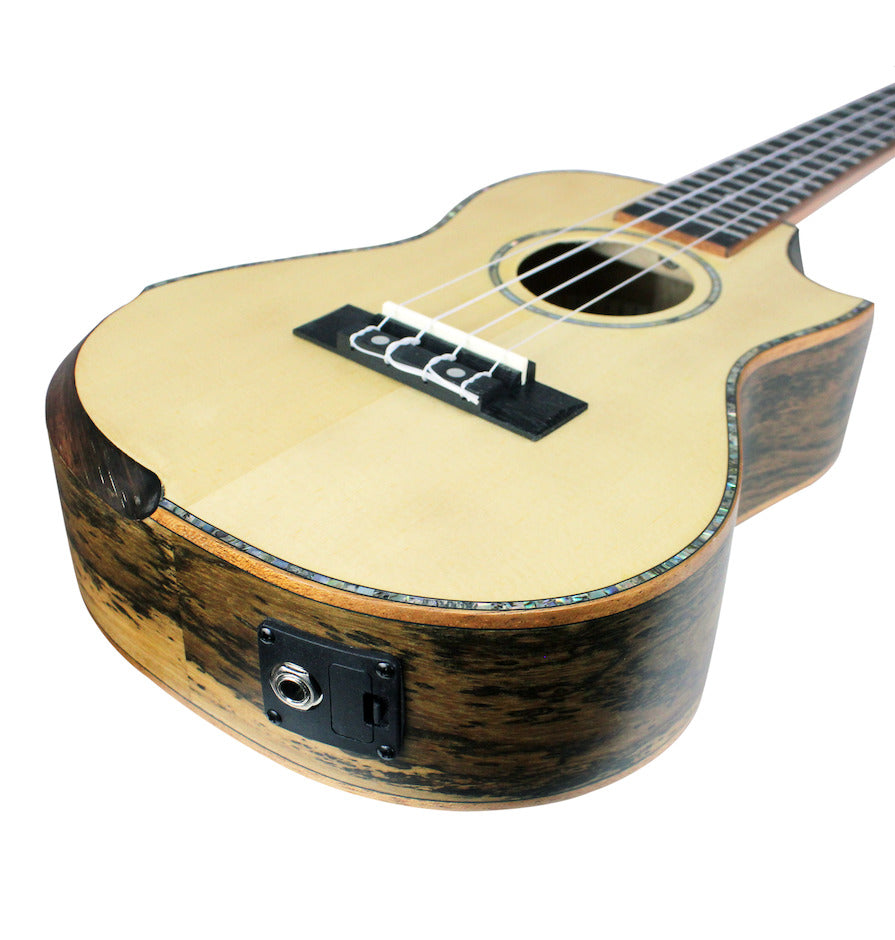 Reno RU380CE konsertukulele (naturlig)