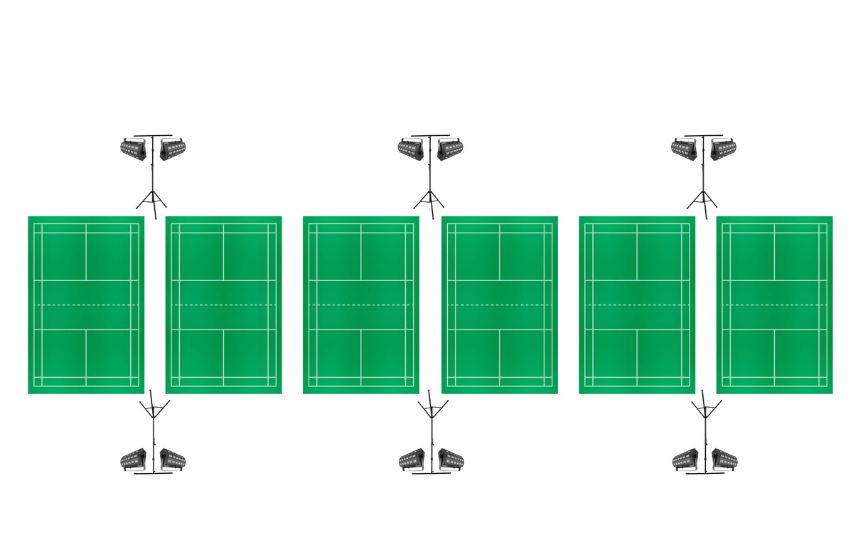Natminton komplett pakke for 5 kurs