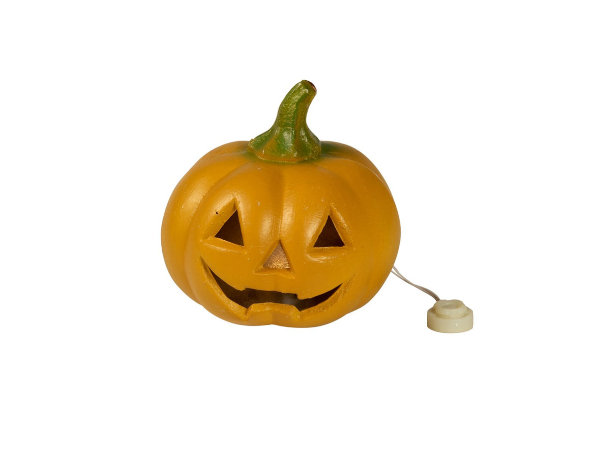 Halloween gresskar med LED 12cm