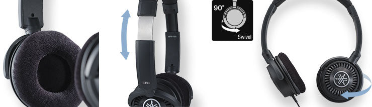 Yamaha HPH-150 Studio-hodetelefoner (hvit)