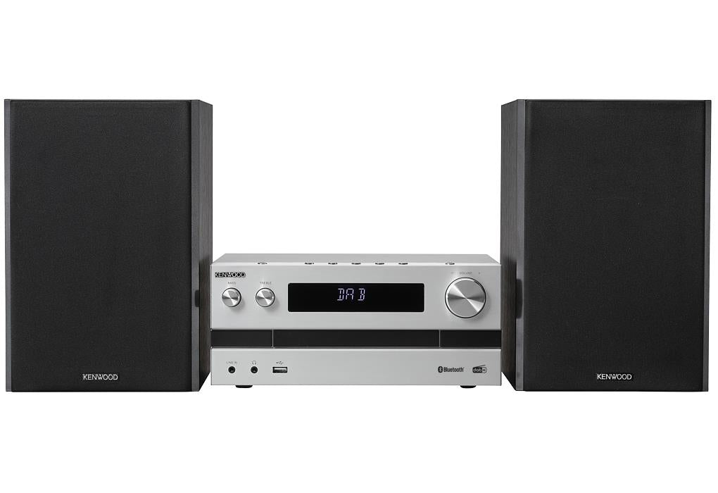 Kenwood M-918DAB - Minisystem med Bluetooth og DAB, Sølv