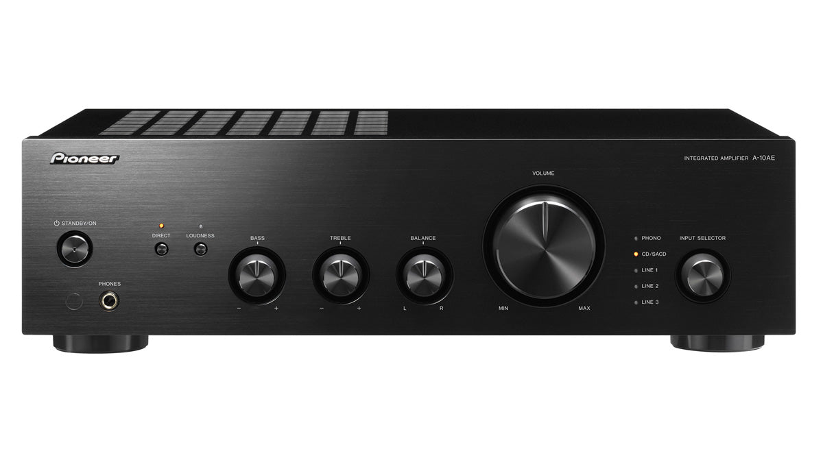 Pioneer A-10AE HI-FI-forsterker (svart, 2x50W)