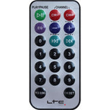 LTC karaokeforsterker (2x 50W, sølv)