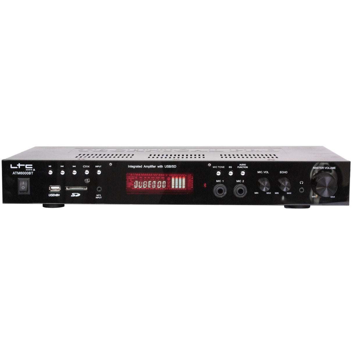 LTC Hi-Fi-forsterker (svart, 2x50W)