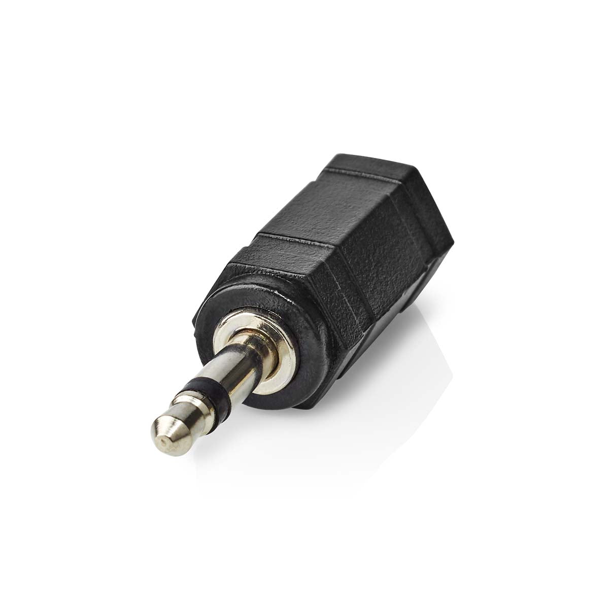 Adapter Lydkontakt 3,5 mm Stereo Jack Hunn til 3,5 mm Mono Jack