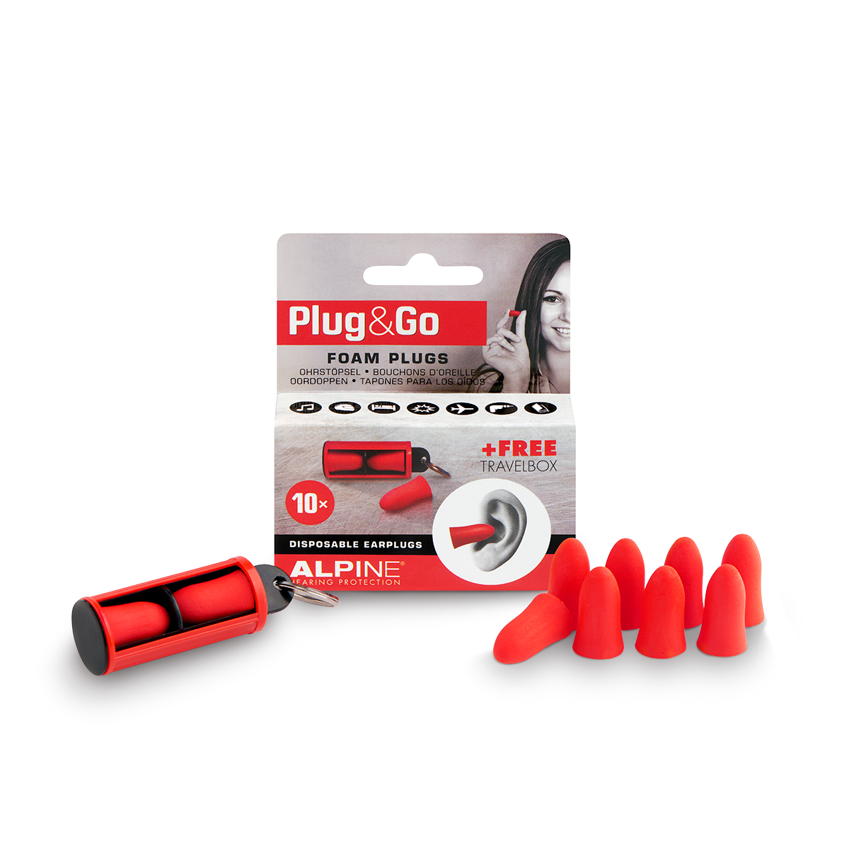 Alpine Ørepropper (10 stk.)