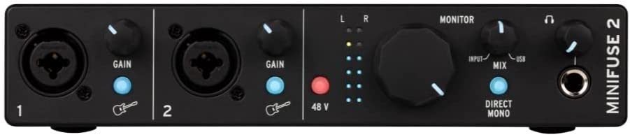 Arturia Minifuse 2 lydkort (svart)