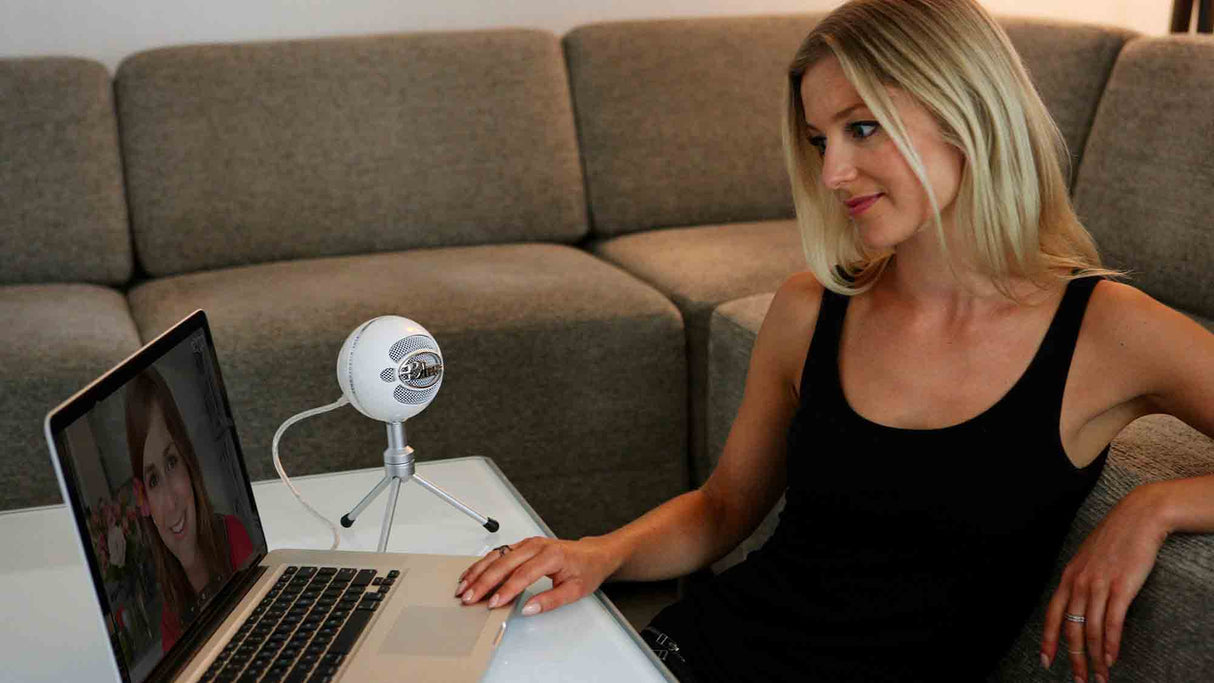 Blue Microphones Snowball USB - hvit