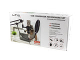 LTC USB-mikrofonpakke (svart)