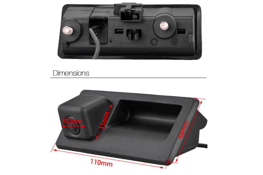 Ryggekamera for VW, Audi, Seat, Skoda og Porsche