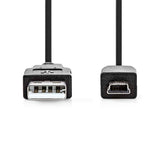 USB-kabel - USB-A til USB Mini B (1 meter)