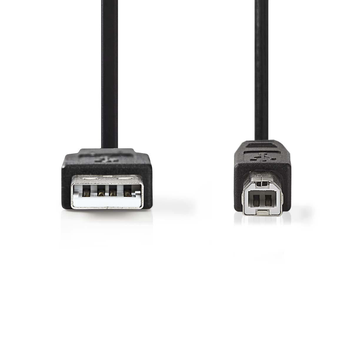 USB 2.0-kabel A-hannkontakt - B-hannkontakt 2,0m