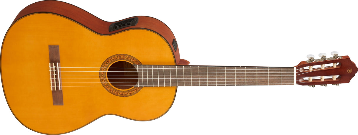 Yamaha CGX122MS klassisk spansk gitar (gran natur)
