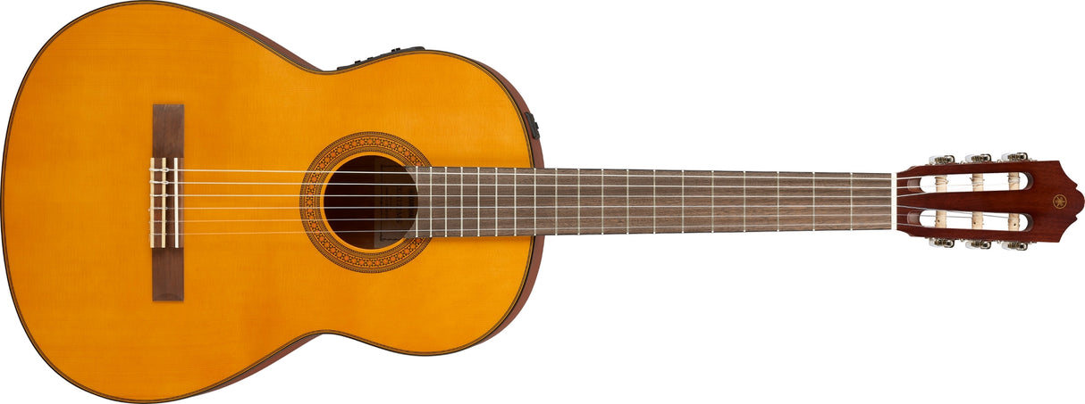 Yamaha CGX122MS klassisk spansk gitar (gran natur)