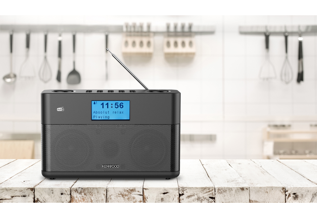 Kenwood CR-ST50DABB DAB+, Bluetooth Radio (svart)