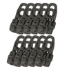 Molton Clips Midi 10 stk. (Svart)