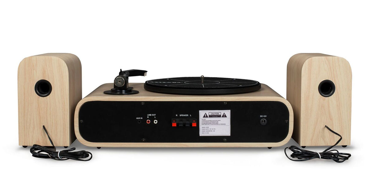 Crosley Gig platespiller med høyttalere (naturlig)