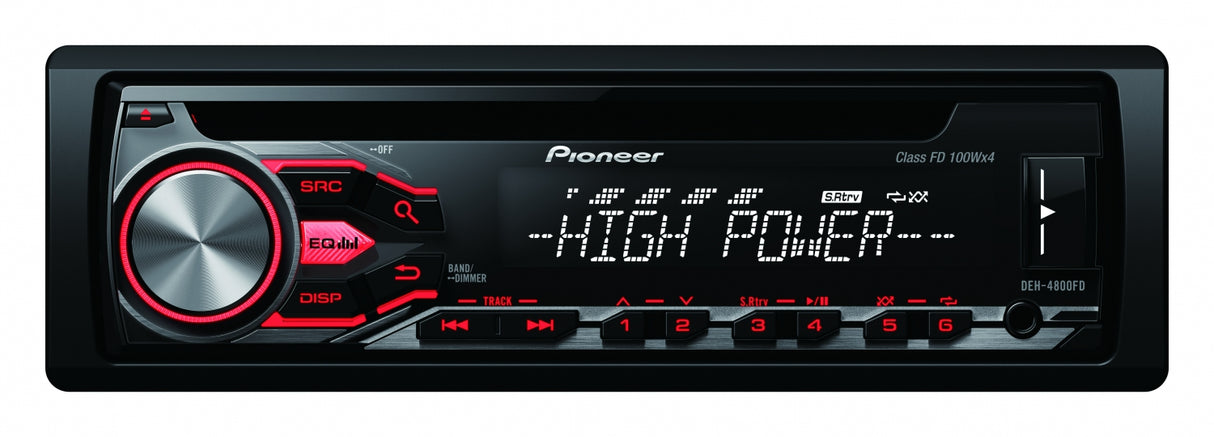 Pioneer DEH-4800FD Høyeffekt 1-DIN bilstereo