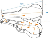 ABS Hardcase for akustisk gitar