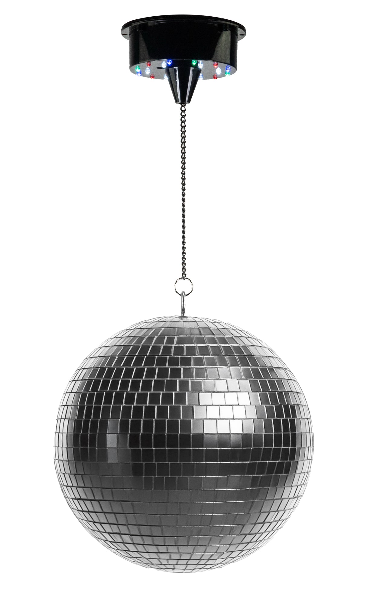 Marconi batteridrevet speilkule med LED (30 cm)