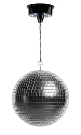 Marconi batteridrevet speilkule med LED (30 cm)