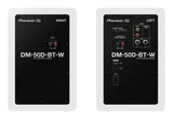 Pioneer DJ DM-50D-BT-W studiomonitorer med Bluetooth (hvit)