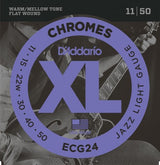 Daddario ECG24 gitarstrenger (Jazz Light, 11-50)