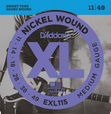 Daddario EXL115 gitarstrenger (medium, 1149)