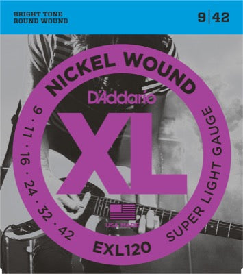 Daddario EXL120 gitarstrenger (Super Light, 09-42)