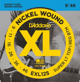 Daddario EXL125 gitarstrenger (Super LT Top, 09-46)